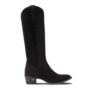 Plain Jane Boot - Soft Black Suede