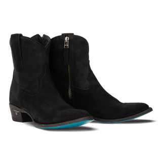 Plain Jane Bootie - Soft Black Suede