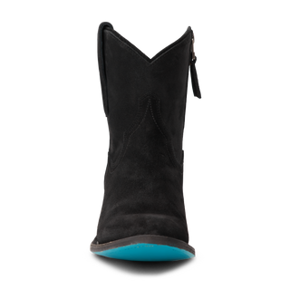 Plain Jane Bootie - Soft Black Suede