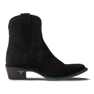 Plain Jane Bootie - Soft Black Suede