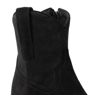 Plain Jane Bootie - Soft Black Suede