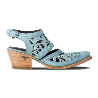 Robin Cut Out Slingback Mule - Powder Blue