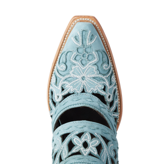 Robin Cut Out Slingback Mule - Powder Blue