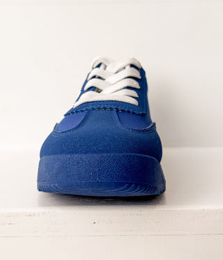 Tokyo Dual Stripe Sneakers in Blue